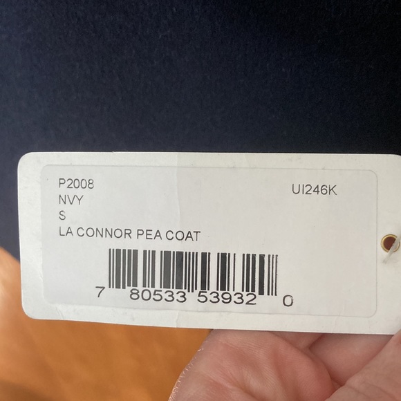 Navy Pendleton pea coat, size small. Never worn, new with tags. - Picture 9 of 11